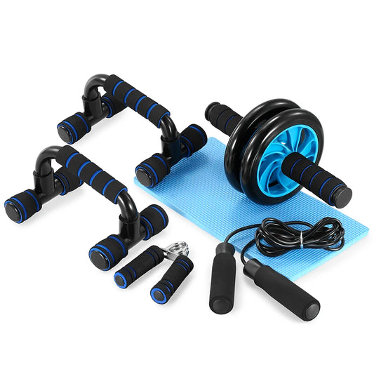 YOSOO Abdominal Wheel 5 In 1 Home Workout Set Fitness Kit