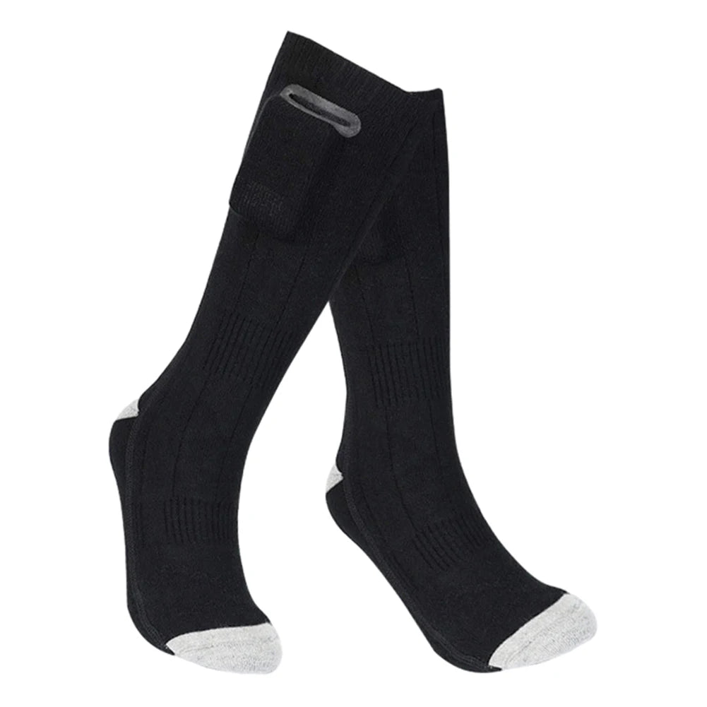 Unisex Electric Thermal Socks Breathable Heated Washable Rechargeable for Winter Skiing and Cycling