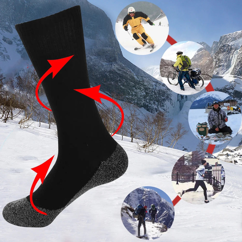 Breathable Lightweight Winter Warm Stockings Unisex Outdoor Running Socks for Men and Women