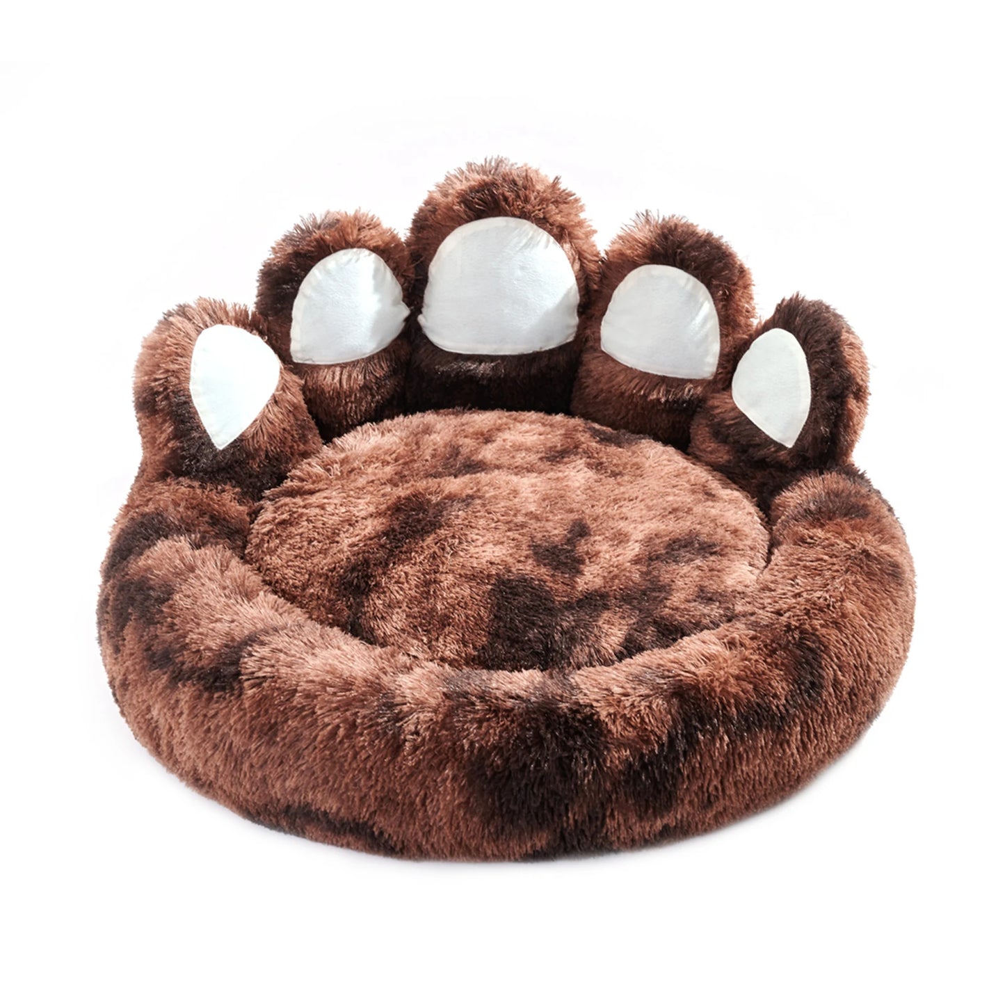 Cozy Comfy Paw Shape Dog Bed Thickened Warm Cushion for Deep Sleeping Cats and Dogs