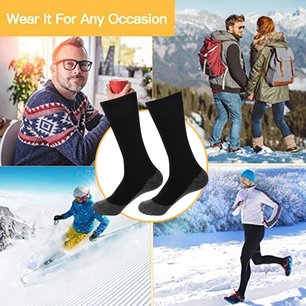 Breathable Lightweight Winter Warm Stockings Unisex Outdoor Running Socks for Men and Women
