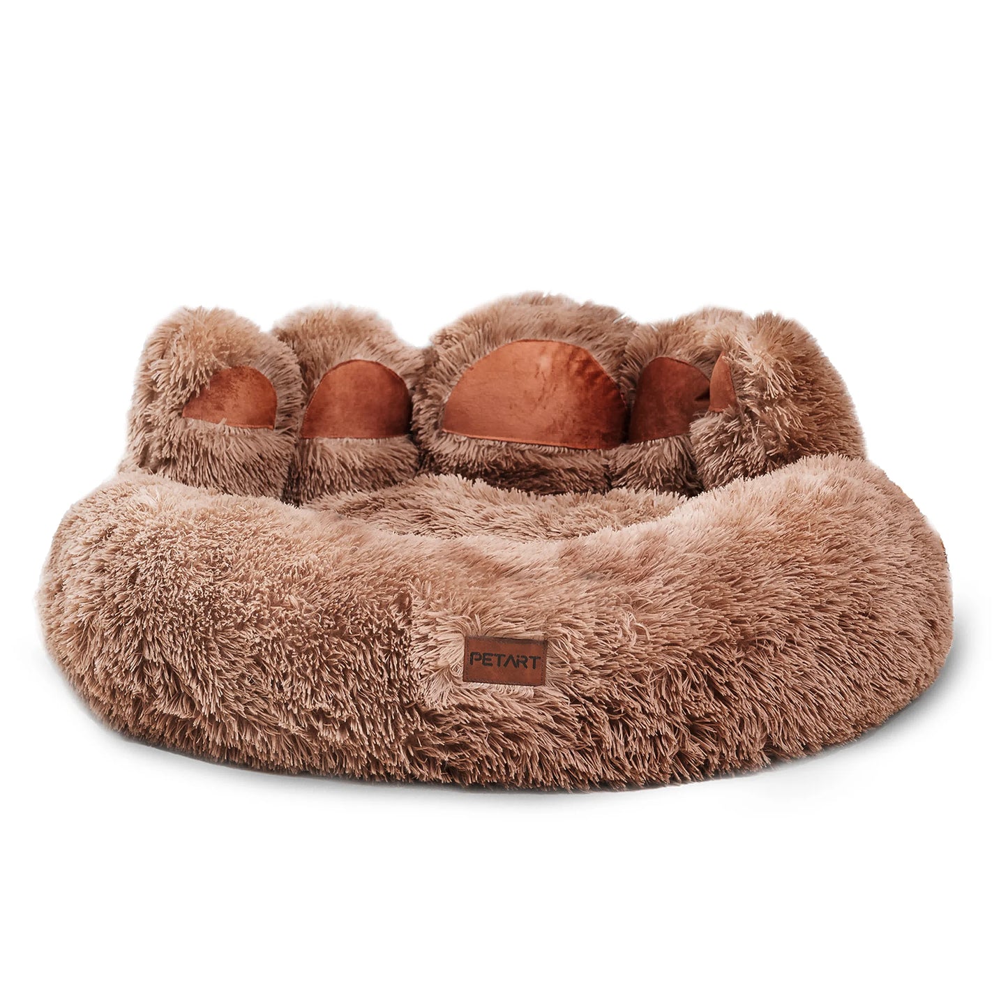 Cozy Comfy Paw Shape Dog Bed Thickened Warm Cushion for Deep Sleeping Cats and Dogs