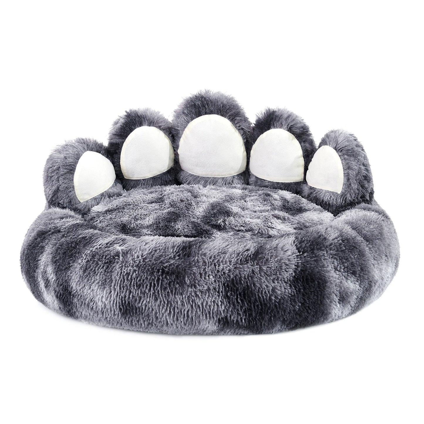 Cozy Comfy Paw Shape Dog Bed Thickened Warm Cushion for Deep Sleeping Cats and Dogs