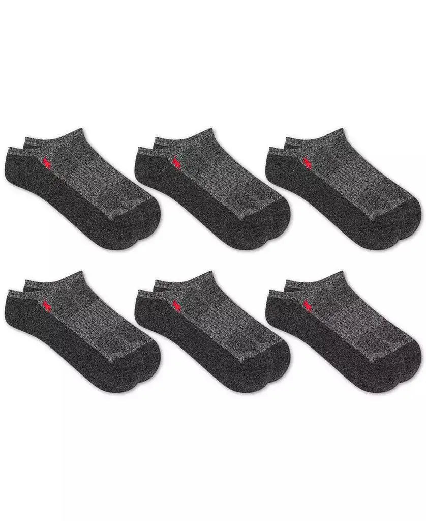 Polo Ralph Lauren Men's 6 Pack Performance Red Pony Low Cut Socks
