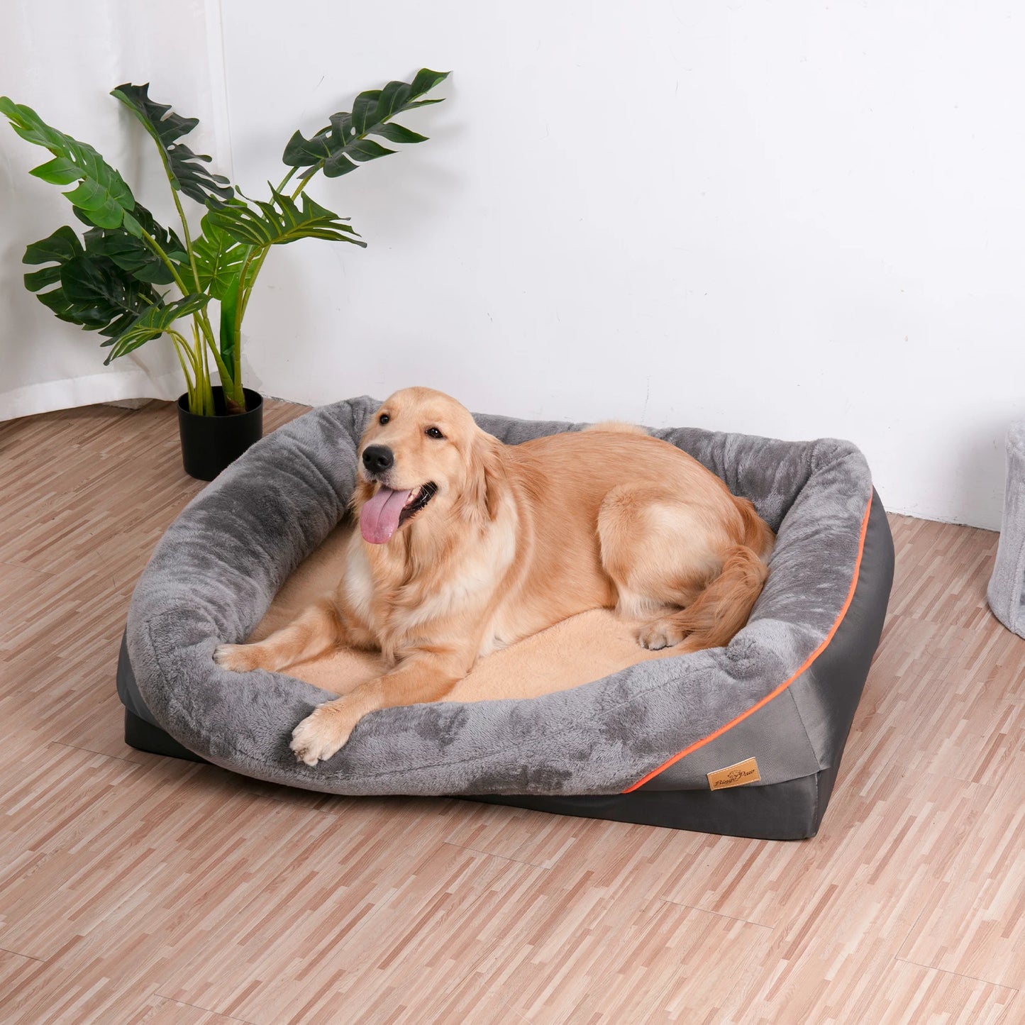 Bingopaw Super Soft Orthopedic Foam Dog Bed with Removable Cover