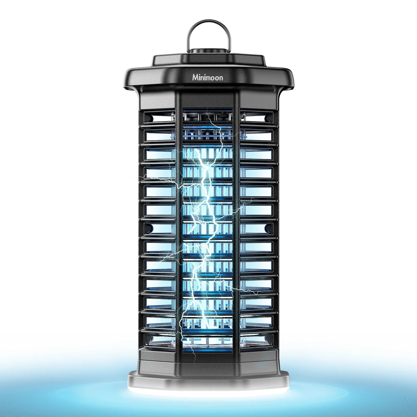 Minimoon Bug Zapper with LED Light Outdoor 4200V Electric Mosquito Fly Trap for Yard Backyard and Camping