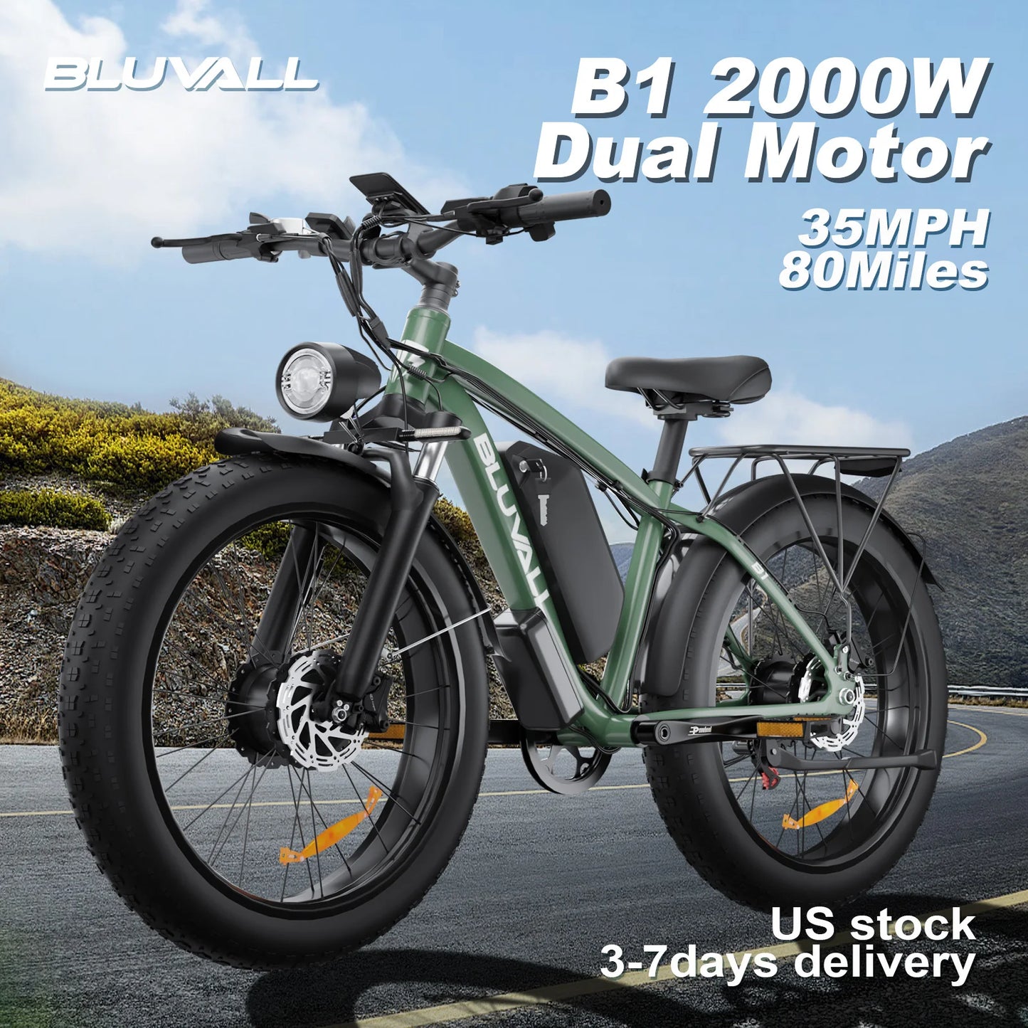 ZEEGR B1 F1 Full Suspension Electric Bike 48V 2000W CE