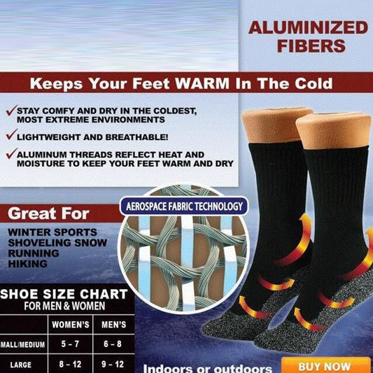 Breathable Lightweight Winter Warm Stockings Unisex Outdoor Running Socks for Men and Women