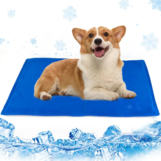 Pet Cooling Pad For Dogs And Cats Pressure Activated Dog Cooling Pad No Water Or Refrigeration Required Non Toxic Gel