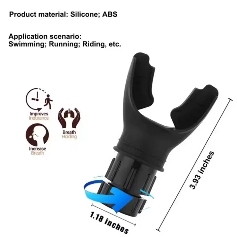 Lotank Silicone Respiratory Trainer For Exercise Endurance