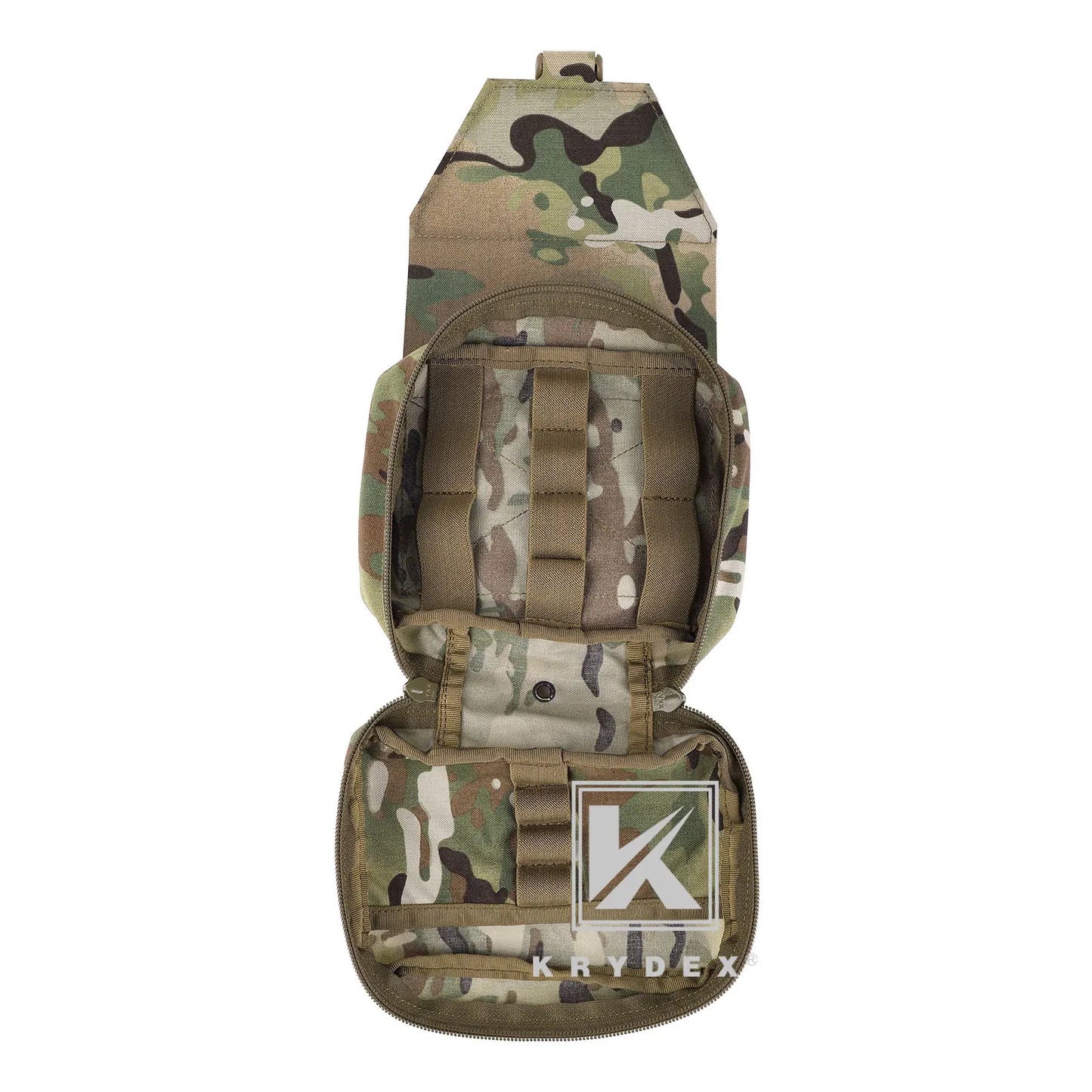 KRYDEX Tactical Rip Away Medical Pouch Tear Off First Aid IFAK Pouch MOLLE EMT Holder Outdoor Emergency Survival Bag in 4 Colors