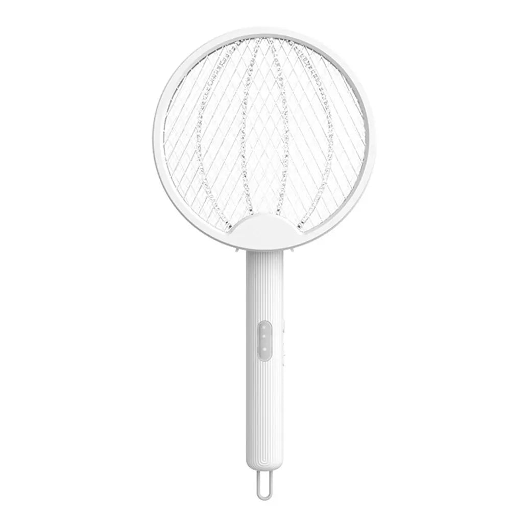 Foldable Electric Fly Swatter Rechargeable Bug Zapper Safe Indoor Outdoor Mosquito Trap Lamp