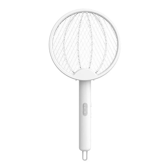 Foldable Electric Fly Swatter Rechargeable Bug Zapper Safe Indoor Outdoor Mosquito Trap Lamp